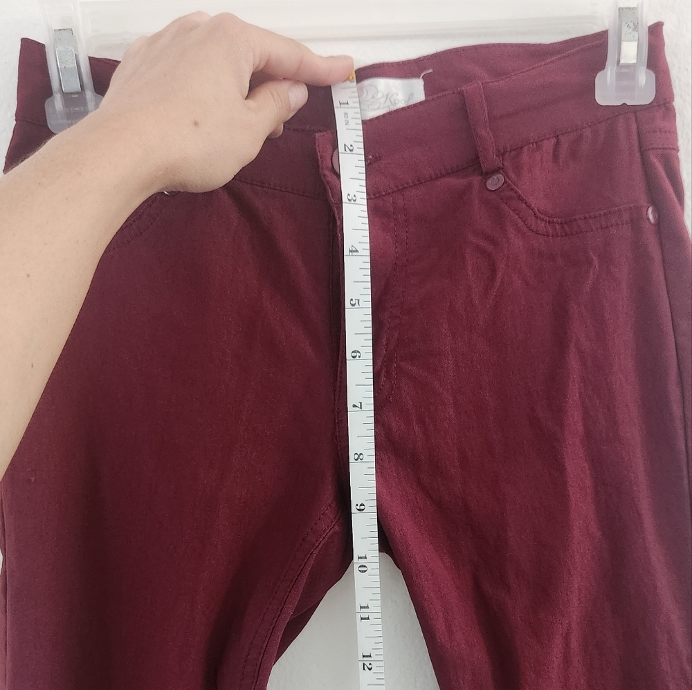 Classic Women's Skinny Pants Size Small Wine Color - Picture 10 of 10